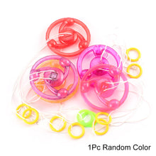 Load image into Gallery viewer, Novel Child Toy Luminous Pull Wire Flywheel Toy Flash Pull Wire Led Flywheel Whistle Yo-Yo Toy Multicolor Light Color Flying Saucer Model
