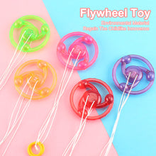 Load image into Gallery viewer, Novel Child Toy Luminous Pull Wire Flywheel Toy Flash Pull Wire Led Flywheel Whistle Yo-Yo Toy Multicolor Light Color Flying Saucer Model

