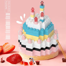 Load image into Gallery viewer, Unique and Interesting Birthday Cake Building Blocks Cake Shaped Small Particle Toy for Friend Birthday Gift
