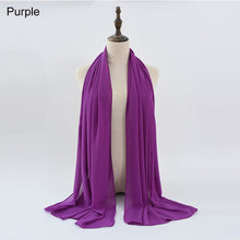 Load image into Gallery viewer, Fashion Silky Satin Turbans For Women Plain Hijabs Head Scarf For Ladies Elegant Shawl Muslim Scarves Head Wraps
