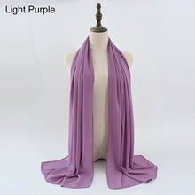 Load image into Gallery viewer, Fashion Silky Satin Turbans For Women Plain Hijabs Head Scarf For Ladies Elegant Shawl Muslim Scarves Head Wraps
