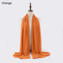 Load image into Gallery viewer, Fashion Silky Satin Turbans For Women Plain Hijabs Head Scarf For Ladies Elegant Shawl Muslim Scarves Head Wraps
