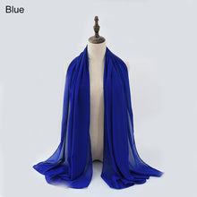 Load image into Gallery viewer, Fashion Silky Satin Turbans For Women Plain Hijabs Head Scarf For Ladies Elegant Shawl Muslim Scarves Head Wraps
