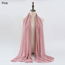 Load image into Gallery viewer, Fashion Silky Satin Turbans For Women Plain Hijabs Head Scarf For Ladies Elegant Shawl Muslim Scarves Head Wraps
