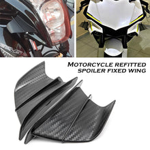 Load image into Gallery viewer, 2Pcs Motorcycle Winglet Aerodynamic Wing Kit Spoiler Protection Guard Wind For Yamaha Suzuki Kawasaki Honda H2/H2R Scooter
