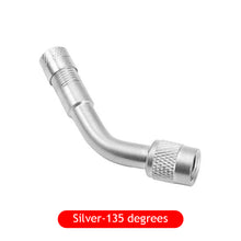 Load image into Gallery viewer, 45/90/135 Degree Angle Brass Motorcycle Bent Valve Adaptor Tyre Tube Valve Extension Adapter for Car Truck Motorcycle Cycling Accessories
