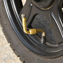 Load image into Gallery viewer, 45/90/135 Degree Angle Brass Motorcycle Bent Valve Adaptor Tyre Tube Valve Extension Adapter for Car Truck Motorcycle Cycling Accessories
