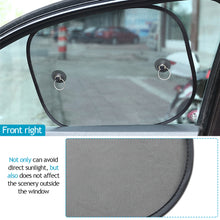 Load image into Gallery viewer, Car Sun Shade Side Window Mesh Cover Car Curtain Car Window Sunshade With Suction Cups Sun Visor For Car Trunk RV Travel Supply
