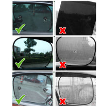 Load image into Gallery viewer, Car Sun Shade Side Window Mesh Cover Car Curtain Car Window Sunshade With Suction Cups Sun Visor For Car Trunk RV Travel Supply
