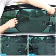 Load image into Gallery viewer, Car Sun Shade Side Window Mesh Cover Car Curtain Car Window Sunshade With Suction Cups Sun Visor For Car Trunk RV Travel Supply
