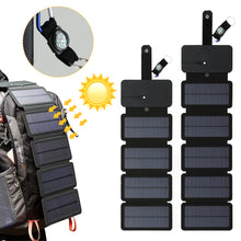 Load image into Gallery viewer, Portable Folding Outdoor Solar Panel Charger 5V 2.1A USB Output Devices Camp Hiking Backpack Travel Power Supply For Smartphones
