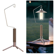 Load image into Gallery viewer, Portable Outdoor Camping Hanging Rack Camping Light Table Stand Lantern Hanging Stand Foldable Lamp Support Stand Camping Parts
