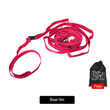Load image into Gallery viewer, 1.8/5m Outdoor Hanging Rope Portable Lanyard Canopy Hanger Camping Campsite Storage Strap Camping Travel Clothesline Hiking Tent Accessories
