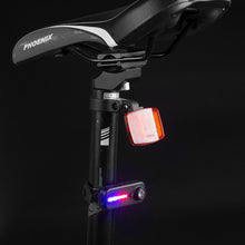 Load image into Gallery viewer, USB Rechargeable LED Shoulder Tactical Police Flashlight with Clip Torch Bike Taillight Helmet Warning Light Outdoor Lamp
