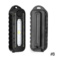 Load image into Gallery viewer, USB Rechargeable LED Shoulder Tactical Police Flashlight with Clip Torch Bike Taillight Helmet Warning Light Outdoor Lamp
