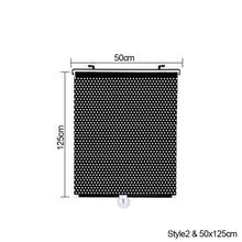 Load image into Gallery viewer, Car Sunshade Front Window Sun Shade Protector Parasol Cover Curtains Car Interior Windshield Retractable Protection Accessories
