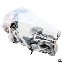 Load image into Gallery viewer, Universal Motorcycle Transparent Cover Waterproof Dustproof Outdoor Bike Scooter Protector Rain Cover
