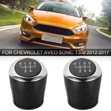 Load image into Gallery viewer, 5/6 Speed Car MT Gear Shift Knob Lever Shifter Stick Lever Head For Chevrolet Aveo Sonic T300 2012-2017
