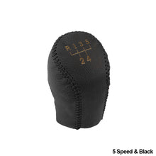 Load image into Gallery viewer, 5/6 Speed Car Leather Gear Collars Car Shift Knob Cover Case for Hyundai Elantra GT Accent Solaris Avante MD I30 MT

