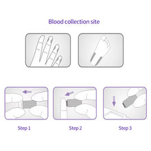 Load image into Gallery viewer, Disposable Terminal Blood Sampler Lock Clip Safety Needle Blood Sampler Blood Glucose Meter Hemostix Family Health Monitoring
