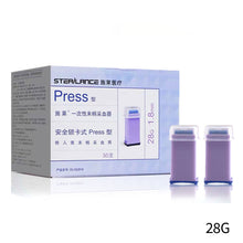 Load image into Gallery viewer, Disposable Terminal Blood Sampler Lock Clip Safety Needle Blood Sampler Blood Glucose Meter Hemostix Family Health Monitoring
