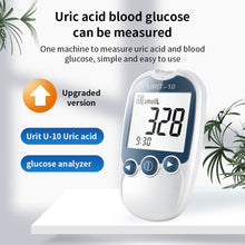 Load image into Gallery viewer, Portable Uric Acid Detector Household Dual-function Detector Accurate Test Uric Acid Test Paper Blood Glucose Test Strips
