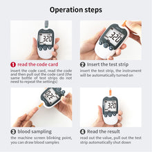 Load image into Gallery viewer, Portable Uric Acid Detector Household Dual-function Detector Accurate Test Uric Acid Test Paper Blood Glucose Test Strips
