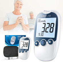 Load image into Gallery viewer, Portable Uric Acid Detector Household Dual-function Detector Accurate Test Uric Acid Test Paper Blood Glucose Test Strips
