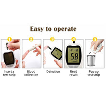 Load image into Gallery viewer, Blood Glucose Meter Household Blood Glucose Detector Measuring Hyperglycemia Medical Blood Glucose Meter Blood Sampling Needle
