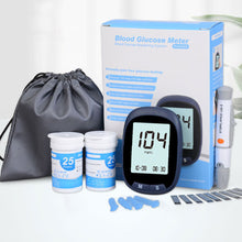 Load image into Gallery viewer, Blood Glucose Meter Household Medical Precise Blood Glucose Meter Blood Glucose Test Paper Blood Sampling Needle Health Monitoring
