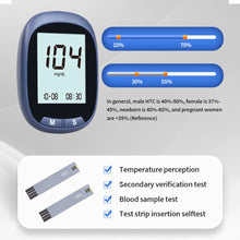 Load image into Gallery viewer, Blood Glucose Meter Household Medical Precise Blood Glucose Meter Blood Glucose Test Paper Blood Sampling Needle Health Monitoring
