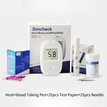 Load image into Gallery viewer, Household Blood Glucose Meter Portable Medical Health Monitoring Blood Glucose Meter Blood Glucose Monitor with Test Paper
