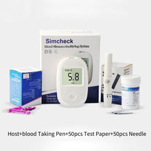 Load image into Gallery viewer, Household Blood Glucose Meter Portable Medical Health Monitoring Blood Glucose Meter Blood Glucose Monitor with Test Paper
