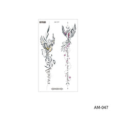 Load image into Gallery viewer, Flower Arm Tattoo Sticker Waterproof Plain Color Disposable Artistic Flower Summer Women Men Fashion Tattoo Sticker
