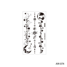 Load image into Gallery viewer, Flower Arm Tattoo Sticker Waterproof Plain Color Disposable Artistic Flower Summer Women Men Fashion Tattoo Sticker
