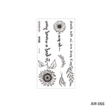 Load image into Gallery viewer, Flower Arm Tattoo Sticker Waterproof Plain Color Disposable Artistic Flower Summer Women Men Fashion Tattoo Sticker
