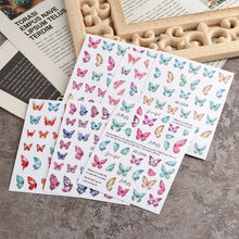 Load image into Gallery viewer, Fashion Nail Enhancement Sticker Strawberry Cute Rabbit Flower Back Glue Nail Sticker Pink Ink Nail Enhancement Sticker
