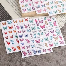 Load image into Gallery viewer, Fashion Nail Enhancement Sticker Strawberry Cute Rabbit Flower Back Glue Nail Sticker Pink Ink Nail Enhancement Sticker
