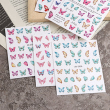 Load image into Gallery viewer, Fashion Nail Enhancement Sticker Strawberry Cute Rabbit Flower Back Glue Nail Sticker Pink Ink Nail Enhancement Sticker
