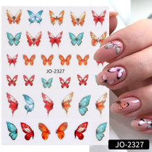 Load image into Gallery viewer, Fashion Nail Enhancement Sticker Strawberry Cute Rabbit Flower Back Glue Nail Sticker Pink Ink Nail Enhancement Sticker
