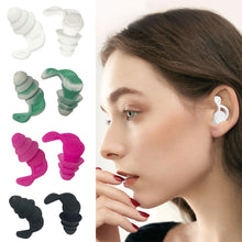 Load image into Gallery viewer, Sound-proof Sound Insulation Earplug Sleeping Travel Silicone Earplug Comfortable Soft Light Physical Noise Reduction Earplug

