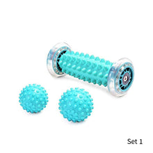 Load image into Gallery viewer, 3pcs Foot Massage Stick Fascia Ball Set Muscle Relaxation Fitness Fascia Ball Prick Ball Hand Grip Ball Foot Massager Massage Roller
