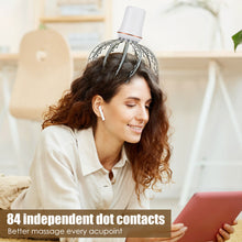 Load image into Gallery viewer, Decompression Relaxation 8-claw Head Massage Instrument Electric Octopus Claw Scalp Massager Rechargable Stress Relief
