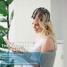 Load image into Gallery viewer, Multifunctional Electric Head Massager Intelligent Meridian Dredging Headache Decompression Relaxation Meridian Claw Massage
