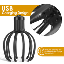 Load image into Gallery viewer, Head Massager 12 Claw Rechargeable Shock Release Head Multifunctional Head Massage Claw Rechargable Stress Relief
