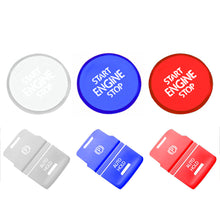 Load image into Gallery viewer, 1/3Pcs Car Handbrake Auto Hold P Switch Button Sticker Cap Cover Start Trim Protection Accessories for VW Golf 7 7.5 MK7 AT 2015-2019
