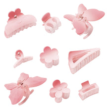 Load image into Gallery viewer, Frosted Gradient Pink Hairpin Sweet Plastic Hair Clip Fashion Simple Headwear Hair Accessories for Women
