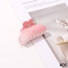 Load image into Gallery viewer, Frosted Gradient Pink Hairpin Sweet Plastic Hair Clip Fashion Simple Headwear Hair Accessories for Women
