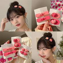 Load image into Gallery viewer, Cute Pink Small Hairpin Side Clip Bangs Hairpin Acrylic Hair Clip Fashion Delicate Headwear Hair Accessories
