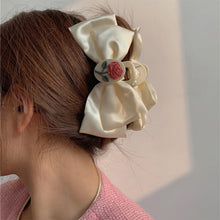 Load image into Gallery viewer, Temperamental Rose Bow Hairpin Fashion Bow Headwear Hair Clip Women Girls Hair Claw Clip Hair Accessories
